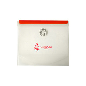 KP8727-C-FOSTER REUSABLE SILICONE FOOD BAG-Red (Clearance Minimum 50 Units)